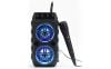 Bluetooth Hangfal Szett - Jack dugós kimenettel mikrofonhoz - Led világítással, Be