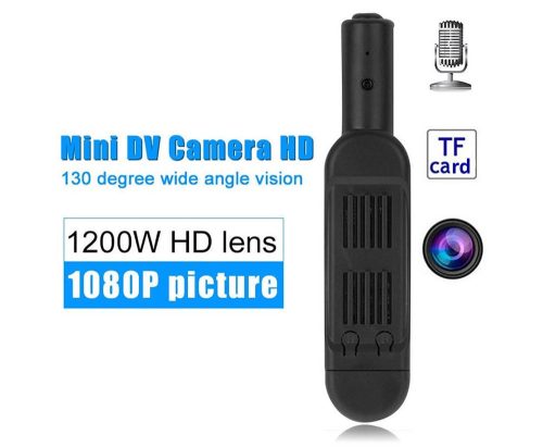 T189 FULL HD 1080P Tollba Épített Mini DVR Megfigyelő Kamera - Infravörös éjszakai felvétellel, hang